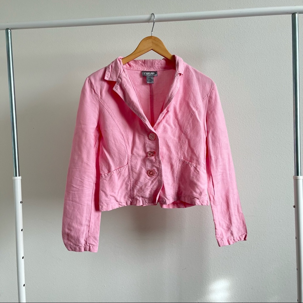 Pink blazer